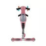 Самокат GLOBBER серии GO UP DELUXE LIGHTS 5в1 розовый, колеса с подсветкой, 20/50кг, 1+