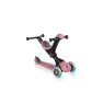 Самокат GLOBBER серии GO UP DELUXE LIGHTS 5в1 розовый, колеса с подсветкой, 20/50кг, 1+