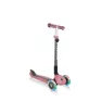 Самокат GLOBBER серии GO UP DELUXE LIGHTS 5в1 розовый, колеса с подсветкой, 20/50кг, 1+