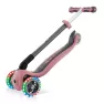 Самокат GLOBBER серии GO UP DELUXE LIGHTS 5в1 розовый, колеса с подсветкой, 20/50кг, 1+