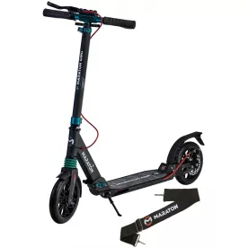 Детский Самокат двухколесный Maraton GIMTEC Ultra Black 2025