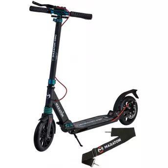 Детский Самокат двухколесный  Maraton GIMTEC Ultra Black 2025