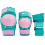 Комплект защиты для девочки SFR Star Triple Pad Set Pink Green