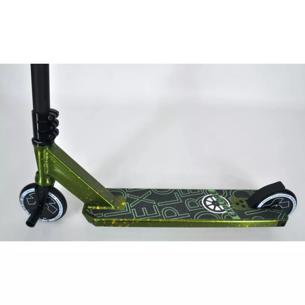 Трюковой Самокат для парка Explore BOOGER - DELUXE HD Green 2025