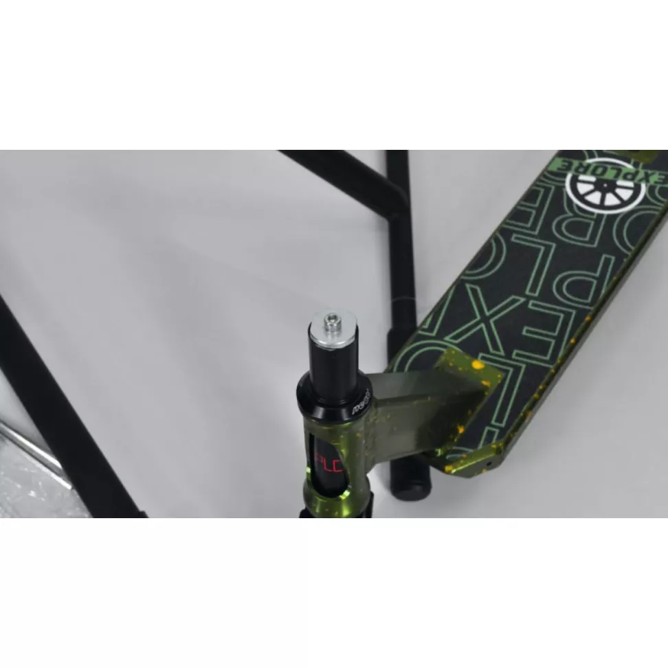 Трюковой Самокат для парка Explore BOOGER - DELUXE HD Green 2025