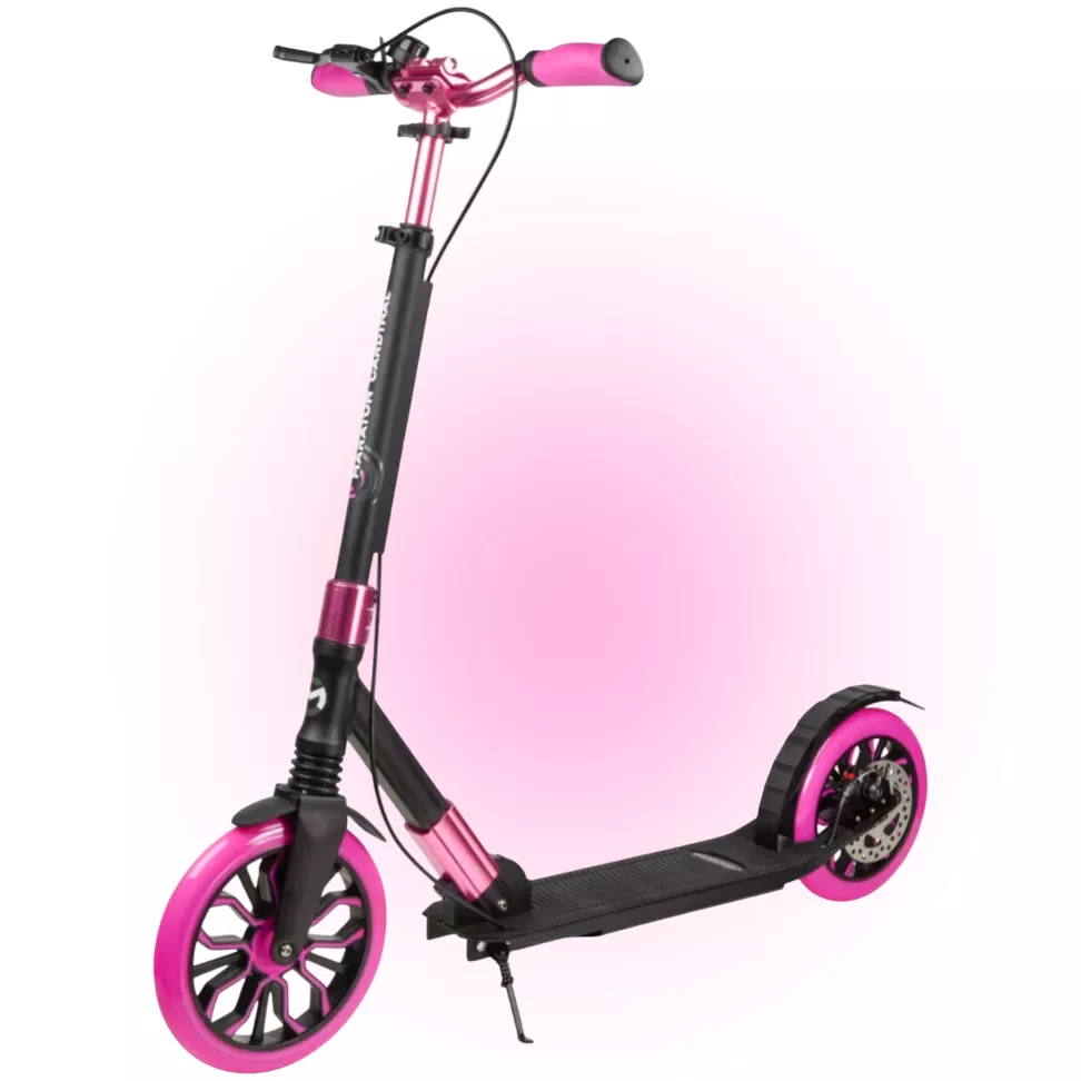 Самокат двоколісний для дівчинки Maraton Cardinal Pink 7+