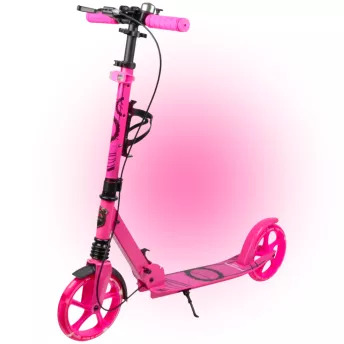 Самокат двоколісний зі світящими колесами Maraton Rider Light Wheel Pink