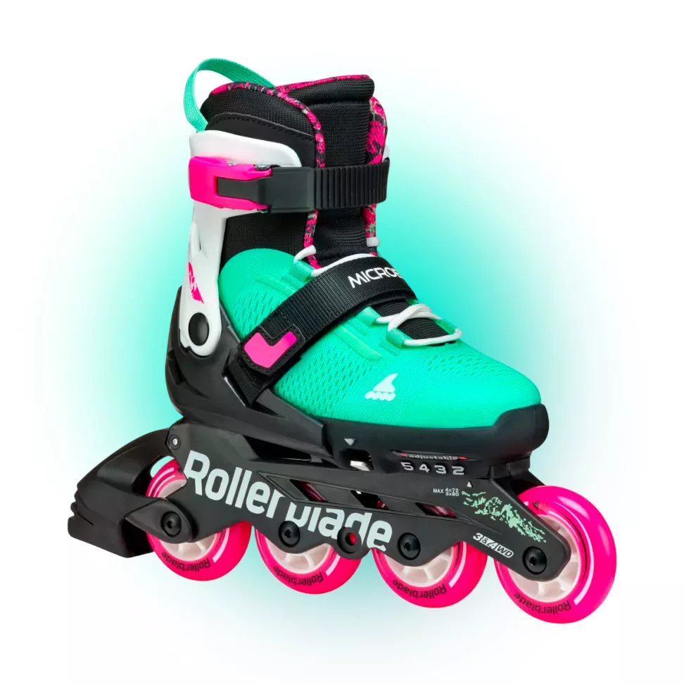 Роликовые коньки Rollerblade Microblade XT black-sea green 2025