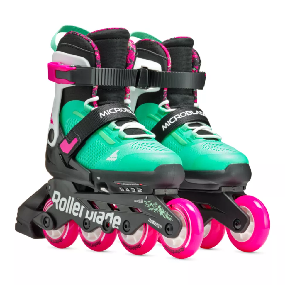 Роликовые коньки Rollerblade Microblade XT black-sea green 2025