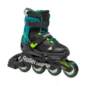 Rollerblade роликовые коньки Microblade XT black-petrol green 2025