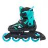 Rollerblade роликовые коньки Microblade black-light blue 2025