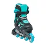 Rollerblade роликовые коньки Microblade black-light blue 2025