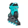 Rollerblade роликовые коньки Microblade black-light blue 2025