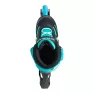 Rollerblade роликовые коньки Microblade black-light blue 2025