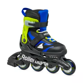 Rollerblade роликовые коньки Microblade black-blue 2025