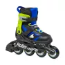Rollerblade роликовые коньки Microblade black-blue 2025