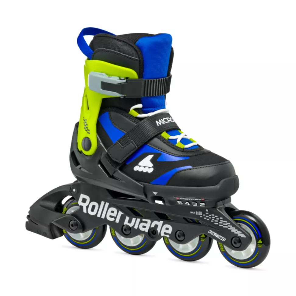 Rollerblade роликовые коньки Microblade black-blue 2025