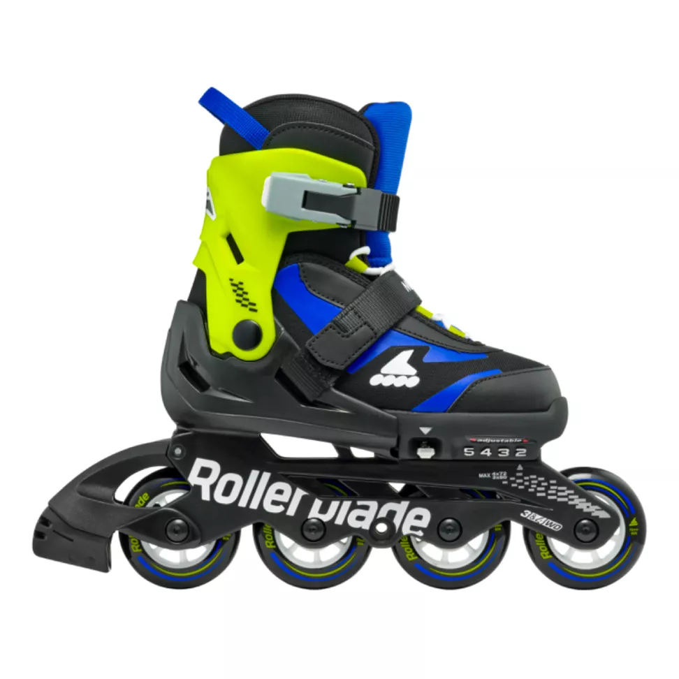 Rollerblade роликовые коньки Microblade black-blue 2025
