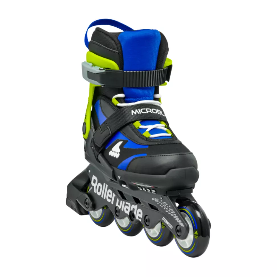 Rollerblade роликовые коньки Microblade black-blue 2025