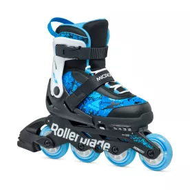 Rollerblade роликовые коньки Microblade SL black-sky blue 2025