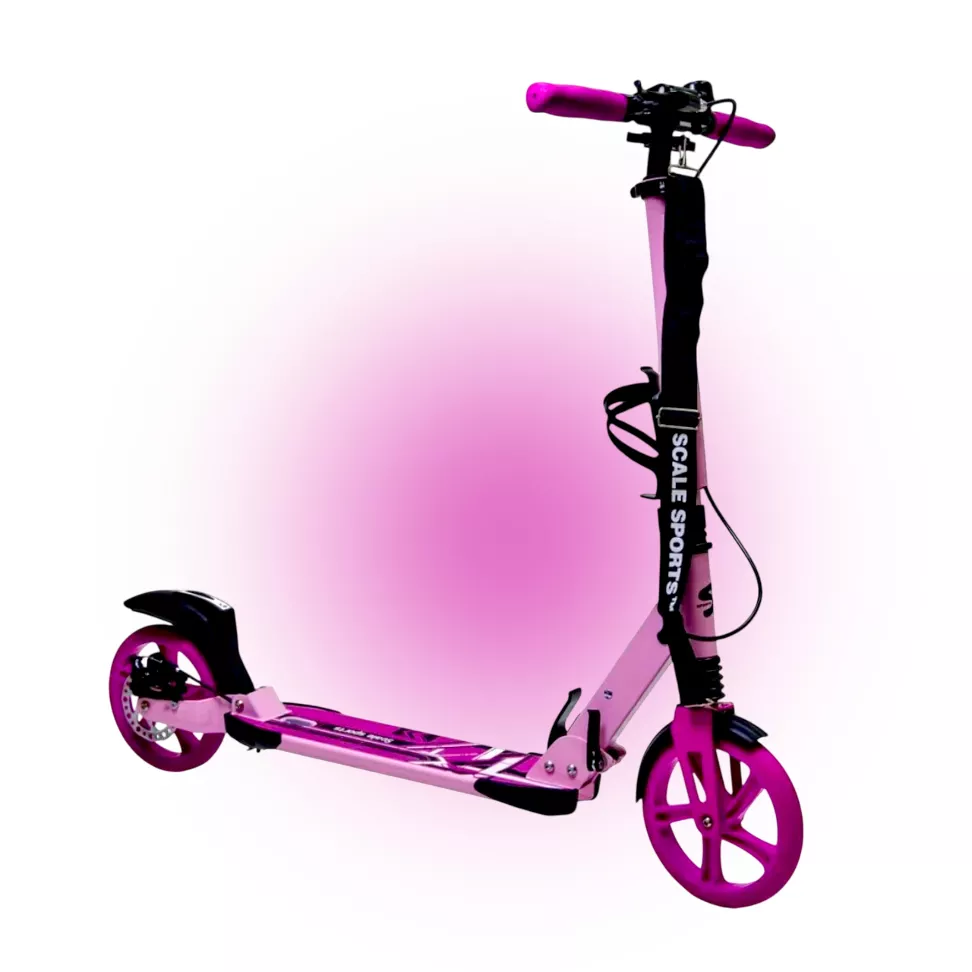 Самокат дитячий 6+ Scale S-Sport Pro 2024 Pink Дискове гальмо