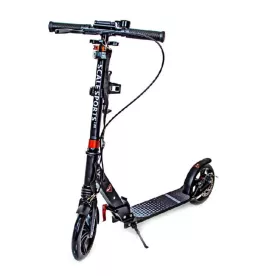 Самокат двухколесный Scale Sports SS-12 Black дисковый тормоз Led-фонарик