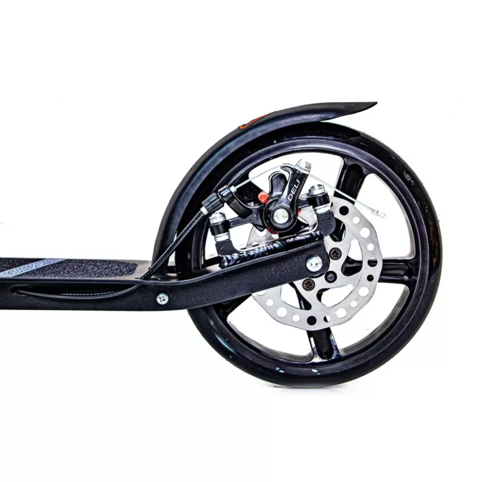 Самокат двухколесный Scale Sports SS-12 Black дисковый тормоз Led-фонарик