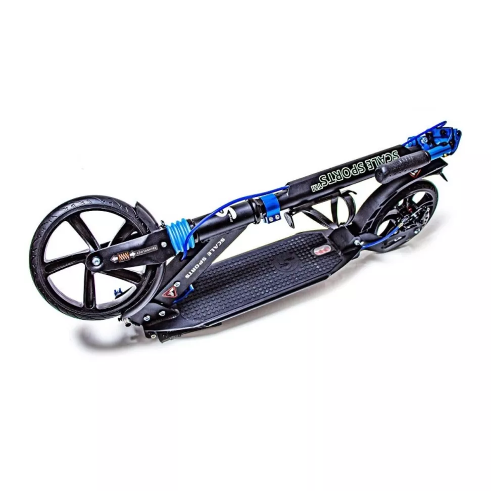 Самокат двоколісний Scale Sports SS-25 синє дискове гальмо Led-ліхтарик