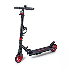 Самокат двухколесный Scale Sports SS-14 Черный Led-Фонарик