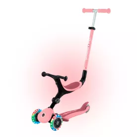 Самокат-велобег Globber 5в1 GO-Up Active Lights Pastel Pink