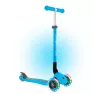 Самокат трехколесный Globber My Free Primo Foldable Lights 2+ голубой 2025