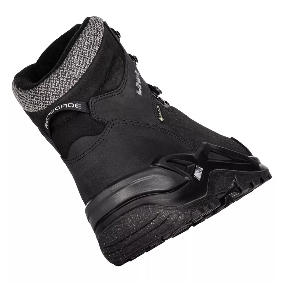 Зимние мужские ботинки Lowa Renegade Warm GTX MID Black