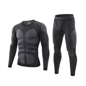 Термобелье мужское тактическое Black ES-s DY Technology Body Mapping До -15*