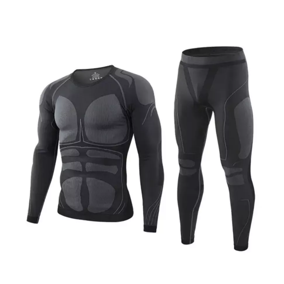 Термобелье мужское тактическое Black ES-s DY Technology Body Mapping До -15*