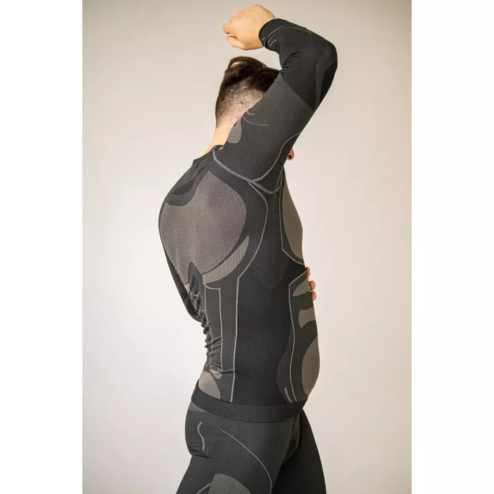 Термобелье мужское тактическое Black ES-s DY Technology Body Mapping До -15*