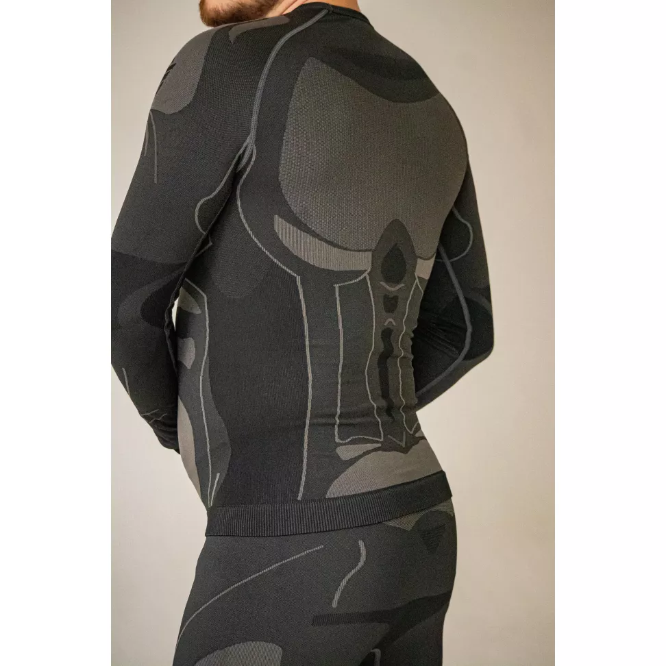 Термобелье мужское тактическое Black ES-s DY Technology Body Mapping До -15*