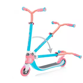 Самокат GLOBBER серии FLOW FOLDABLE 125 небесно-розовый, 100кг, 4+