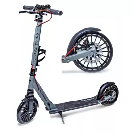 Детский самокат c большими колесами Scale Sports Gray S-205 2025