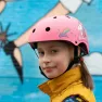 Детский шлем котелок Flying Eagle Rider розовый