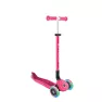 Самокат GLOBBER 5в1 GO UP ACTIVE розовый, до 20/50кг, 1+, светящиеся колеса