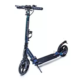 Самокат Scale Sports SS-25 Disc Черный-Хамелеон (Прорезиненная платформа)