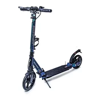 Самокат Scale Sports SS-25 Disc Чорний-Хамелеон (Прорезинена платформа)