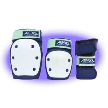 Дитячий захист REKD Heavy Duty Junior  Blue/White