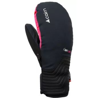 Cairn варежки Elena W black-neon pink 6.5