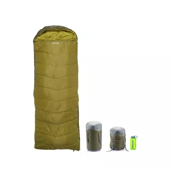 Спальный мешок Pinguin Safari (4/1°C), 190 см - Left Zip, Khaki