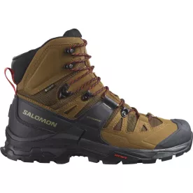 Обувь высокая туристическая мужская Salomon Quest 4 GTX M - rubber black fiery red