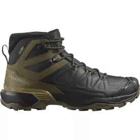 Обувь зимняя мужская Salomon X Ultra Snowpilot WP M - black/military olive/gothic olive