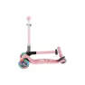 Самокат Globber Junior Foldable Lights до 50 кг 2+ Пастельно-розовый с цветами