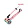Самокат Globber Junior Foldable Lights до 50 кг 2+ Пастельно-розовый с цветами