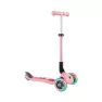 Самокат Globber Junior Foldable Lights до 50 кг 2+ Пастельно-розовый с цветами